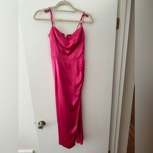 Reformation Marguerite Silk Dress in Flambé